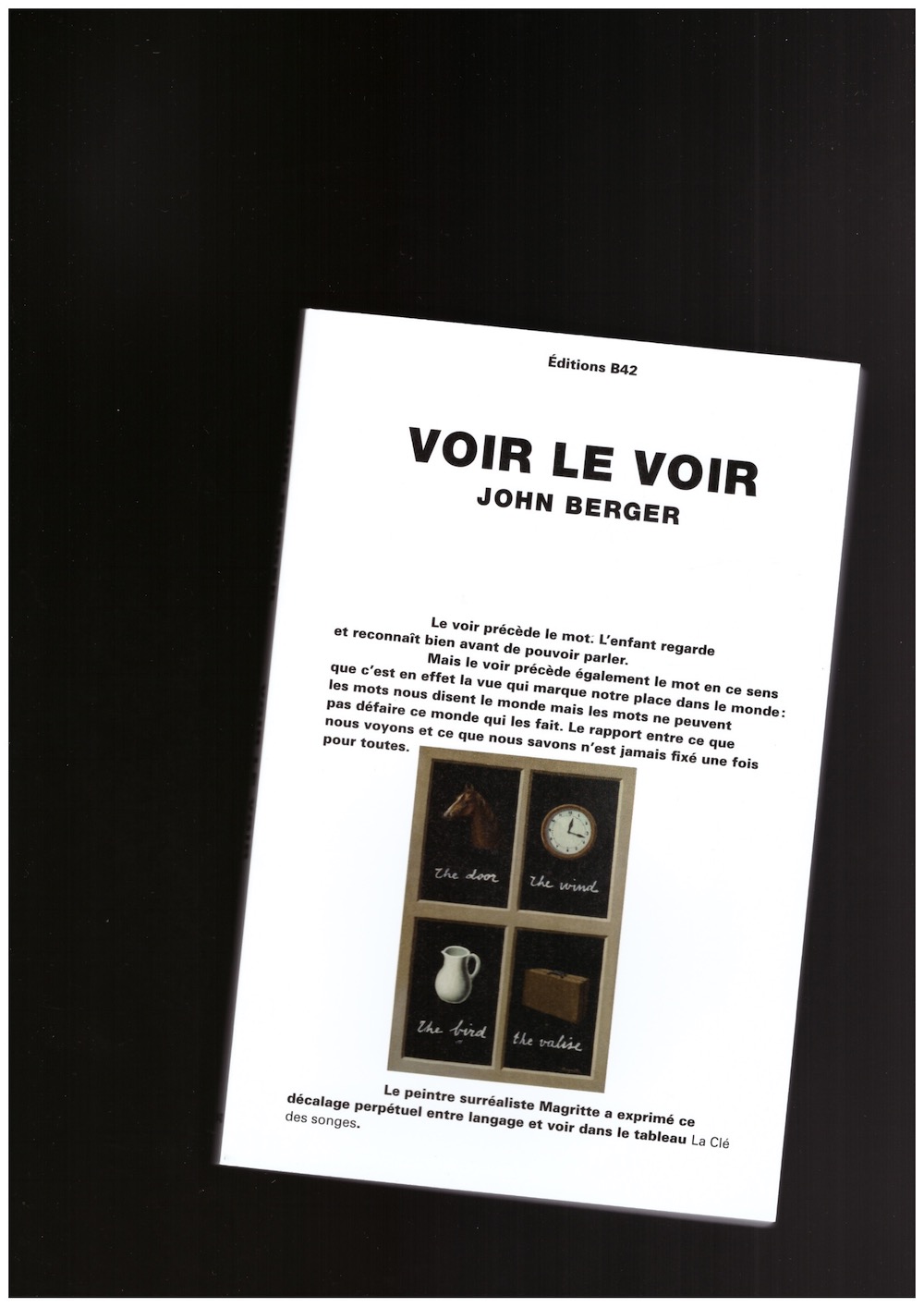 BERGER, John - Voir le voir