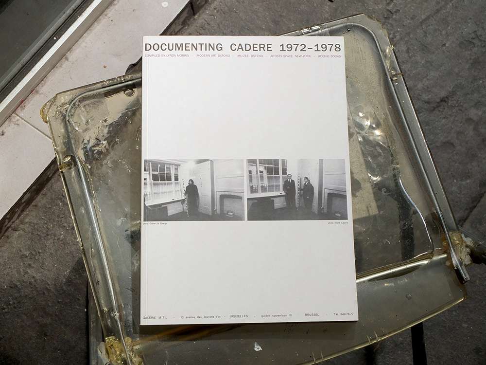 CADERE, André; MORRIS, Lynda (ed.) - Documenting Cadere, 1972-1978