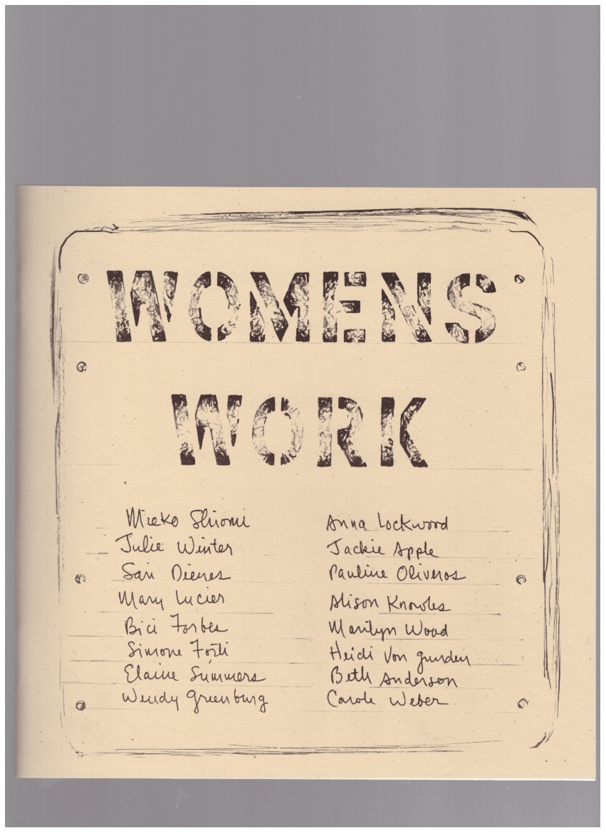 LOCKWOOD, Annea; KNOWLES, Alison (eds.) - Womens Work