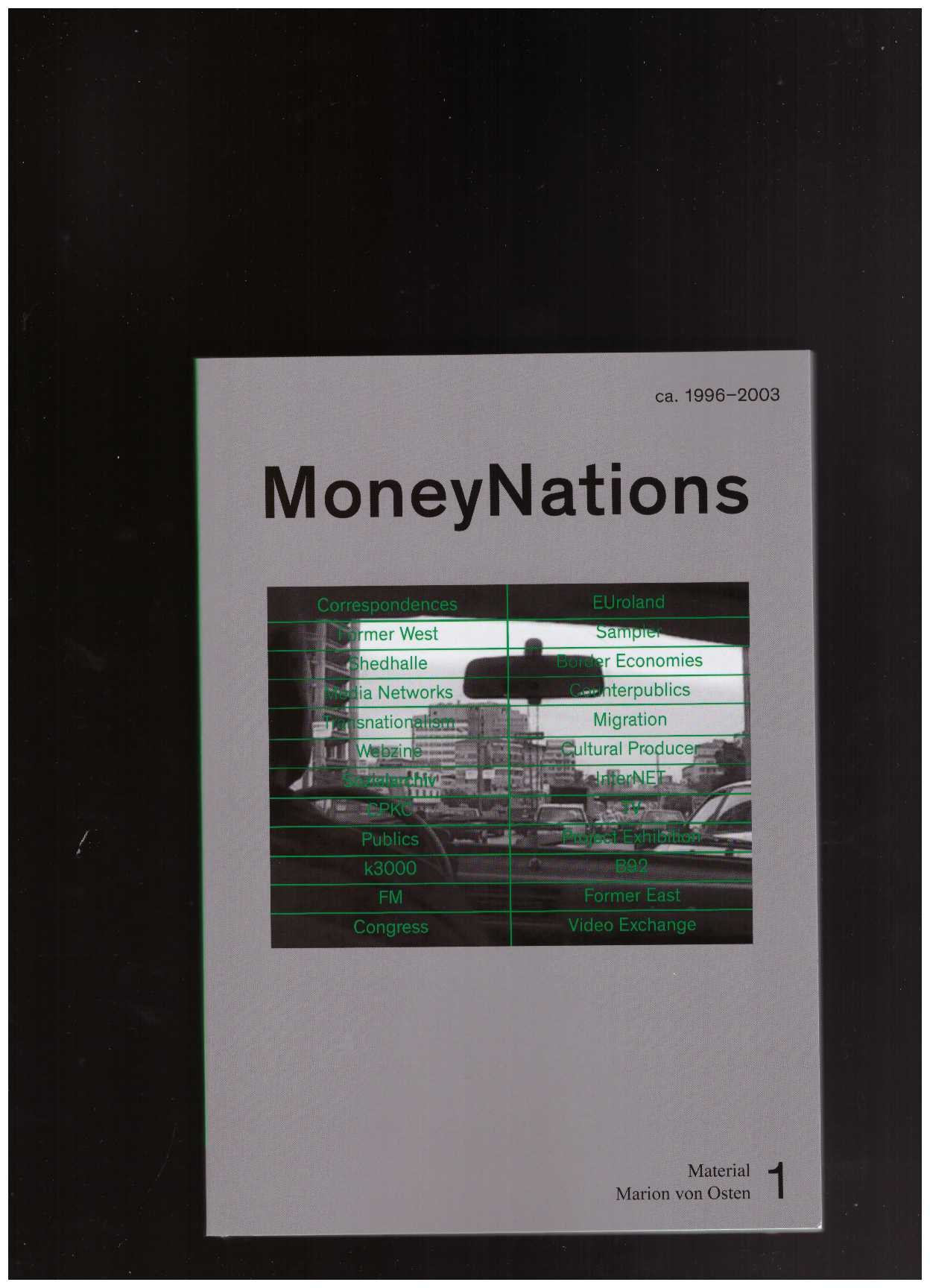 KOLB, Lucie; VON LENTHE, Jonas; STOCKLOSA, Max (eds.) - Material Marion von Osten 1 – MoneyNations