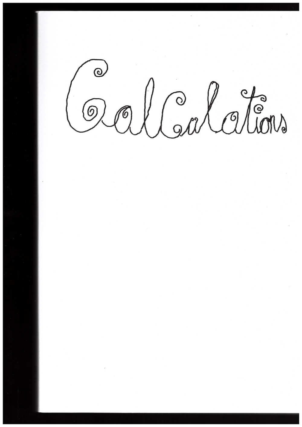 COX, Ines - Calculations