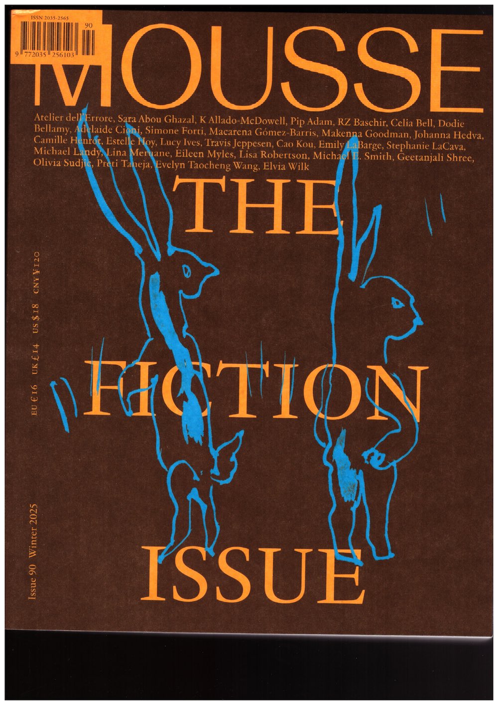 MOUSSE + THE WHITE REVIEW (eds.) - Mousse #90 – The Fiction Issue