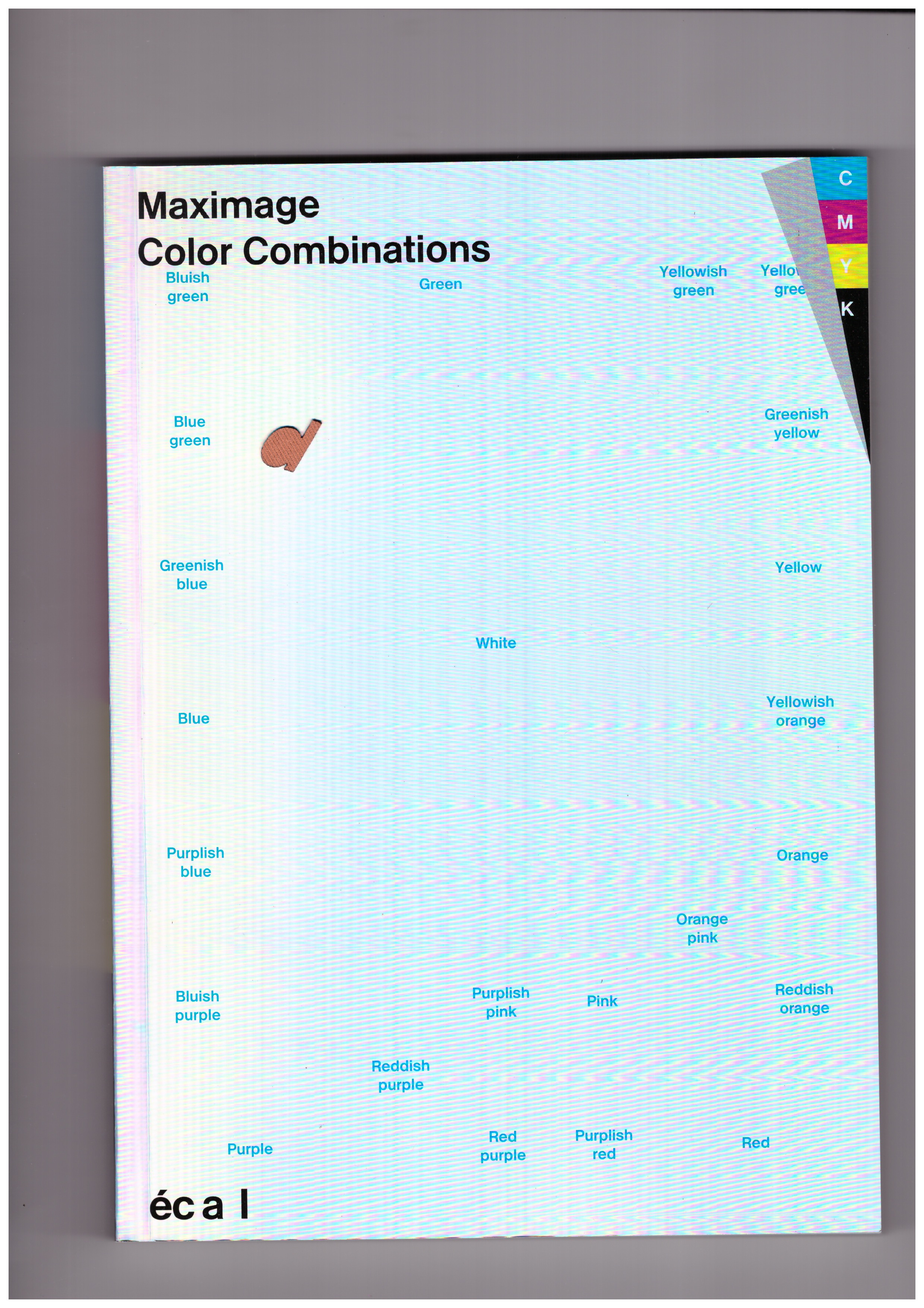 MAXIMAGE & ECAL - Maximage Color Combinations – CMYK edition