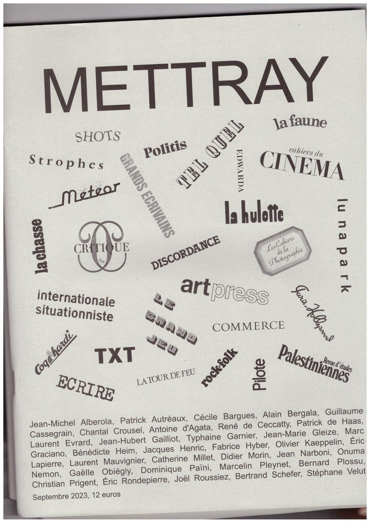 MORIN, Didier (ed.) - METTRAY n°16