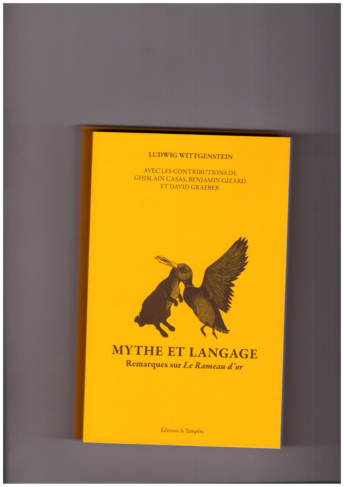 WITTGENSTEIN, Ludwig; CASAS, Ghislain; GIZARD, Benjamin; GRAEBER, David - Mythe et langage. Remarques sur Le Rameau d’Or