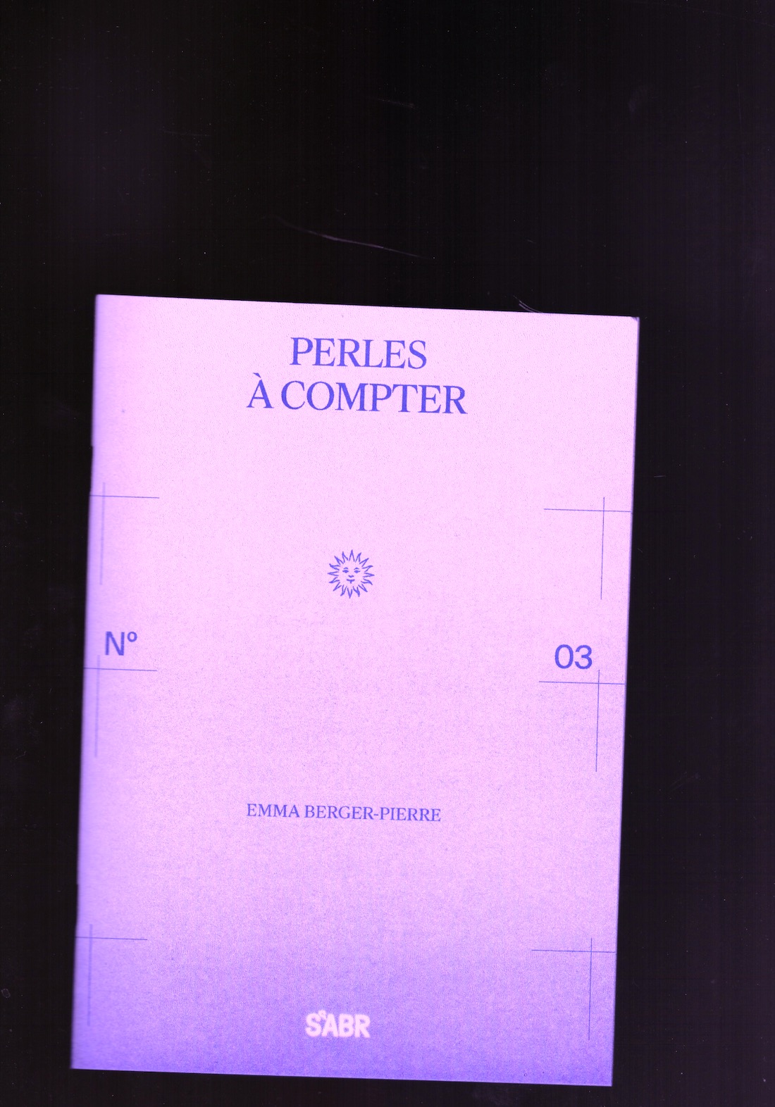 BERGER-PIERRE, Emma - SABR #3 : Perles à compter