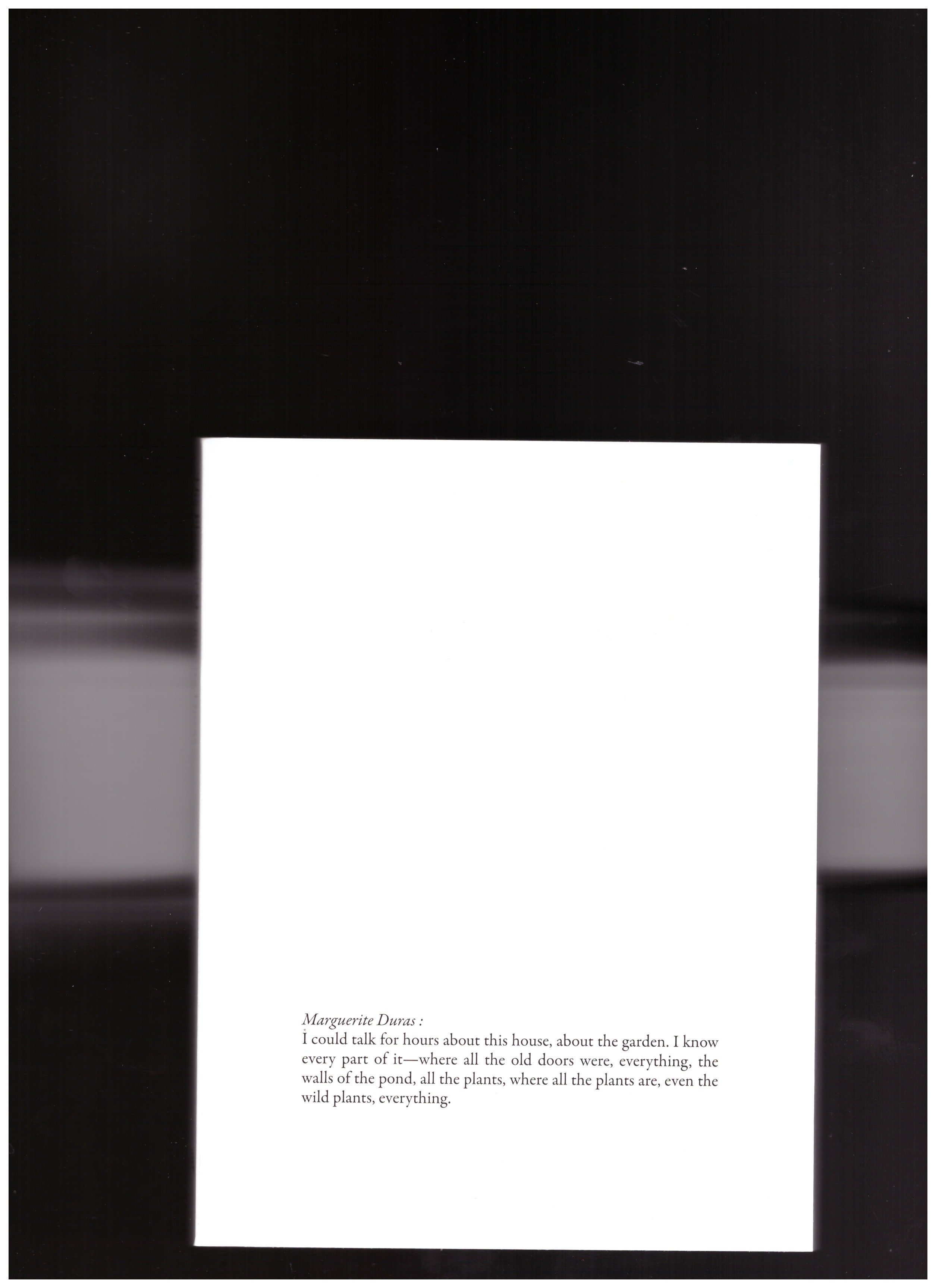 DURAS, Marguerite - The Places of Marguerite Duras