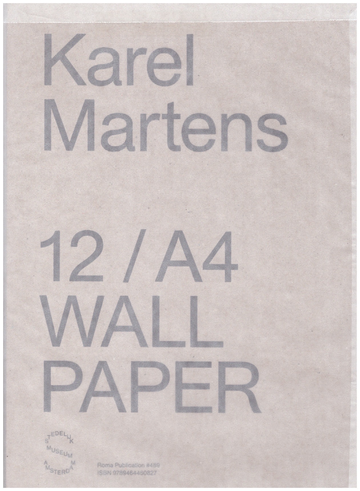 MARTENS, Karel - Karel Martens. 12/A4 Wallpaper